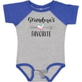 thumbnail image 3 of Inktastic Grandmas Favorite Heart Grandchild Boys or Girls Baby Bodysuit, 3 of 5
