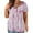 Hot Pink, variant on under $10 Womens Fall Tops Plus Size V-neck Tie-dye Print Button Short Sleeve T-Shirt Blouse Blue,XXXXL