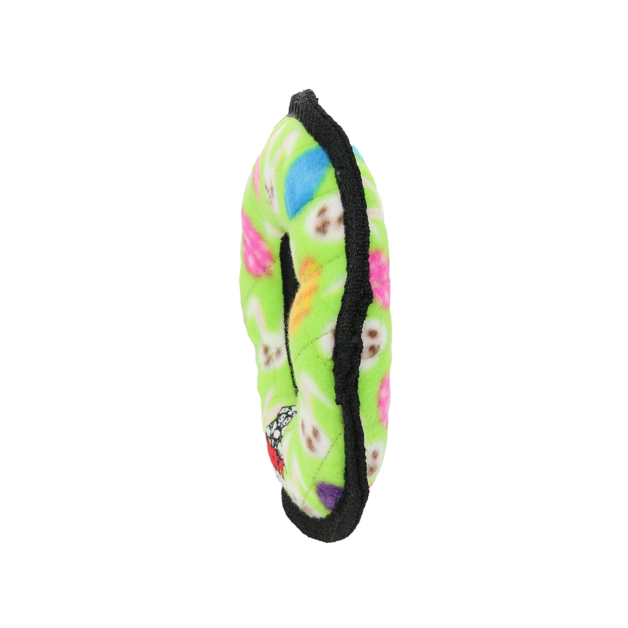 Tuffy Holiday Jr Ring Easter Egg, Durable Plush Squeaky Dog Toy, 2 Pack