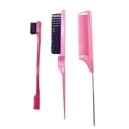 thumbnail image 2 of Xihbxyly Juego de Cepillos para El Cabello, Cepillo de Control de Doble Cara, Herramienta de Peinado de Cerdas Suaves, Peine de Cola de Alfiler Duradero, Controla Los Cabellos Sueltos, Perfecto para, 2 of 3