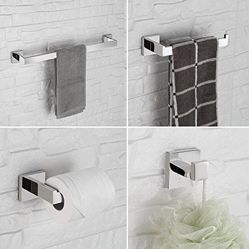 24" Towel Bar Holder Modern Bath Kitchen Accessories Bathroom Hardware Chrome 