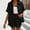 Black, variant on Women Fall Fashion Short Sets 2 Piece Plain Shorts Top Lounge Beach Vacation Two Piece Outfits Tracksuits 2025