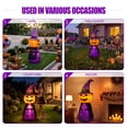 thumbnail image 4 of MAGOTAN 5 FT Halloween Inflatables Pumpkin Witch Outdoor Decorations Pumpkin Witch Halloween Inflatable Blow Up Halloween Pumpkin Decoration Build-in LED Lights, 4 of 8