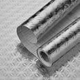 thumbnail image 4 of Autocollant Mural Noir en Feuille d'Aluminium Motif Pièce de Cuivre Argenté, 4 of 8