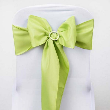 Make Pew Bows Wedding Efavormart 25 PCS Polyester Chair Sashes Tie for Wedding Events Banquet Decor Chair Bow Sash Party Decoration Supplies - 6x108
