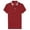 Brick Red, variant on Krdevn Men's Short Sleeved Polo Shirt with Turned Down Collar for Summer Wear,L
