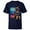 Navy, variant on Marvel Studios X-Men ’97 Cyclops Optic Blast Action Panels- Short Sleeve T-Shirt for Kids - Customized-White