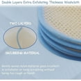 thumbnail image 2 of Bath (6 Pack) Extra Thick Two Layers Exfoliating Skin Face Body Wash Cloth Soft and Buffing Premium Sturdy Loofah Massage Bath Scrubber, 2 of 6
