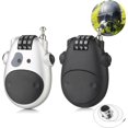 thumbnail image 1 of XINQIHANG Anti-Theft Telescopic Wire Lock, Security Locks Helmet Code Lock Telescopic Wire Rope, Telescopic Rope Combination Locks, Telescopic Steel Rope Bicycle Lock Cable, 1 of 7
