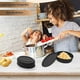 thumbnail image 4 of Cheese Grater, Oval Grater, Cheese Grater With Container, Stainless Steel Chocolate Grater, Vegetable Grater With Storage Box, 4 of 5