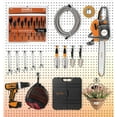 thumbnail image 6 of HUHOLE Pegboard Hooks 6 inch,for 1/8" or 1/4" Pegboard Panel, 50PC, 6 of 9