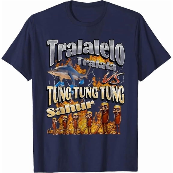 Tung Tung Tung Sahur Tralalero Tralala Italian Brainrot T-Shirt