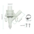 thumbnail image 2 of imufer UF-WVK01-WH, White Plastic Toilet Water Valve, Pack 5, 2 of 5