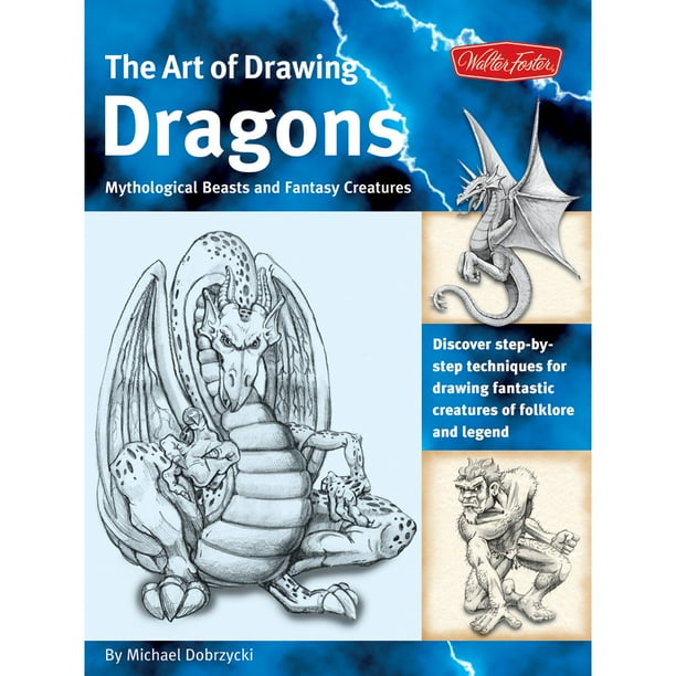 Walter Encourage les Livres Créatifs Dessinant des Dragons, des Bêtes et de la Fantaisie