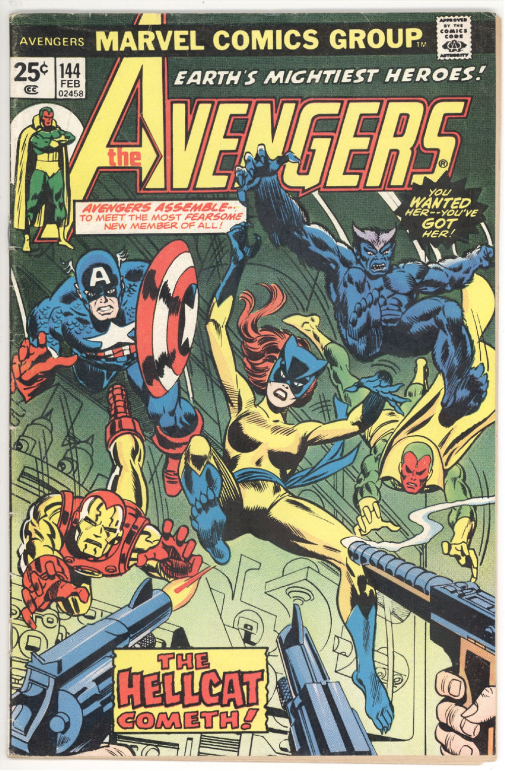 Cover of The Avengers #144