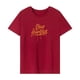 thumbnail image 1 of Camiseta para mujer, camiseta de verano con cuello redondo para mochileros, viajes, desplazamientos, regalo para mujer Rojo, 1 of 7