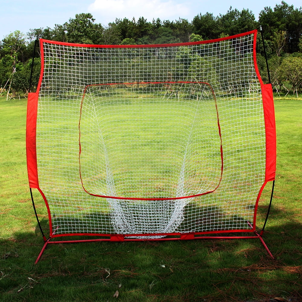 Baseball Softball Practice Net, 7x7 Baseball Net with Travel Bag