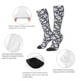 thumbnail image 4 of Picia Women Crew Soft Moisture-wicking Socks Lilies Flowers Pattern Design Cotton Socks, One Size fit All, 4 of 9