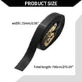 thumbnail image 3 of Unique Bargains Ratchet Tie Down Straps Adjustable 800kg 700cm/275.59" 1 Pcs Black, 3 of 7