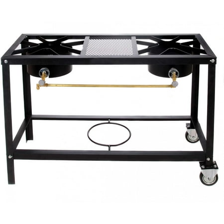 - Cajun Classic 2-burner Propane Gas Stove On Cart