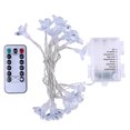 thumbnail image 1 of 20 lámparas LED de cadena de flores de ciruelo para decoración de fiesta de boda con control remoto (blanco cálido), 1 of 8