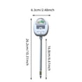 thumbnail image 2 of 4-in-1 Digital Soil Tester Removable Probe for Gardening Farm Use with PH Fertility Analysis Spectral Technology Indoor Outdoor Application, 2 of 3
