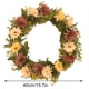 thumbnail image 2 of Puerta de entrada Corona de crisantemo artificial Decoración floral Oficina en casa Puerta Colgante Guirnalda de flores, Rosa roja, Rosa tholdsy HA9041-02B, 2 of 6