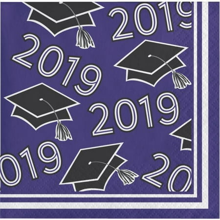 Creative Converting Class Of 2019 Beverage Napkins, 36