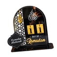 thumbnail image 4 of Muslim Ramadan Advent Calendar Ornament A acrílico Centro de mesa decorativa 7.8x7.8 pulgadas para la reunión familiar multifuncional Estilo C, 4 of 8