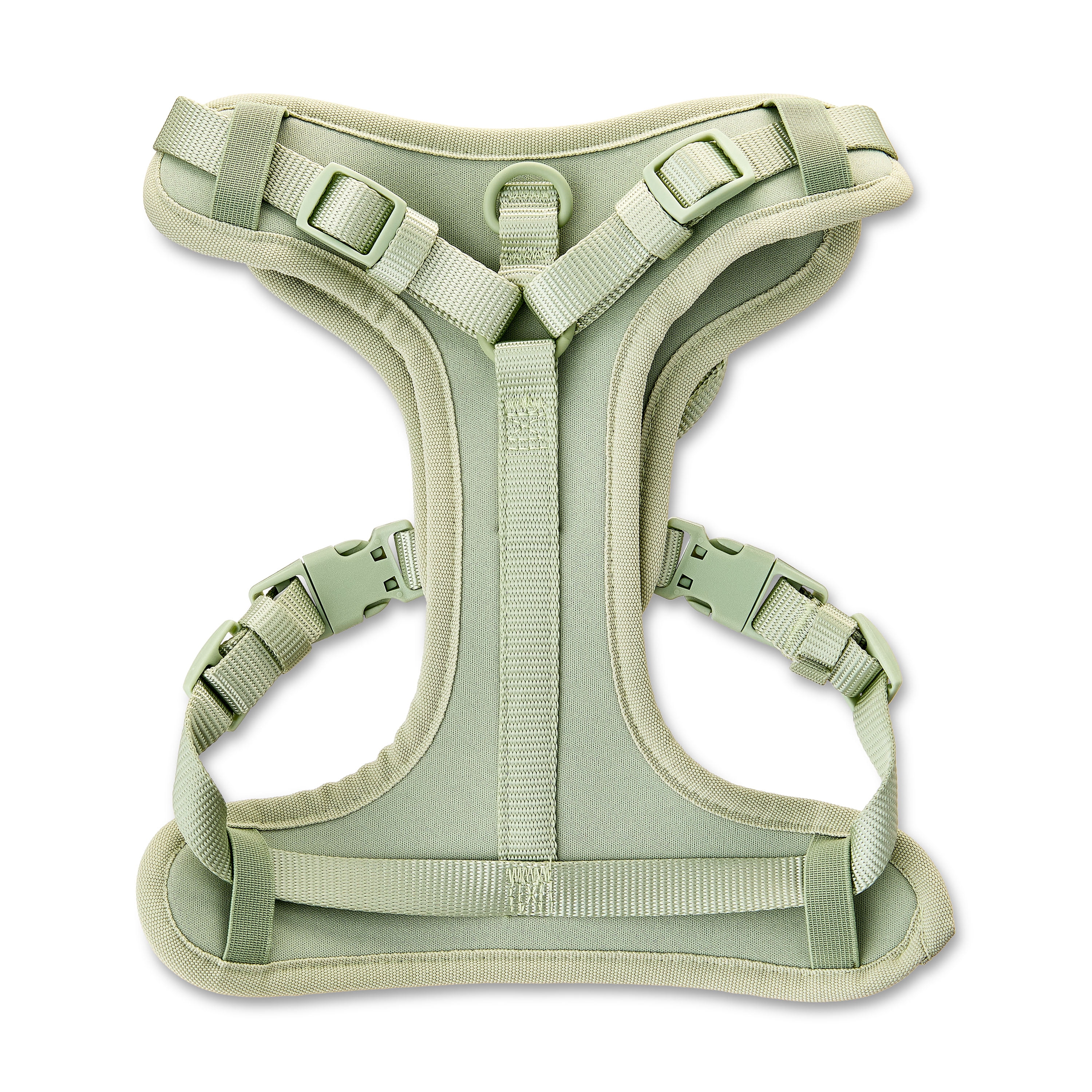 Vibrant Life Neoprene Comfort Control Monochrome Dog Harness, Sage Green, S
