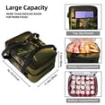 thumbnail image 3 of Saint Patrick's Day Double Layered Insulated Lunch Bag with Two Compartments for Cold and Hot Food Storage - Large Capacity Refrigerated Meal Bag for Hand Carry - 7.1x11.4x16.1 inches, 3 of 6