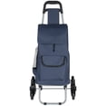 thumbnail image 3 of Mainstays Chariot à provisions franchisseur d'escalier avec poche avant,  Polyester, 3 of 9
