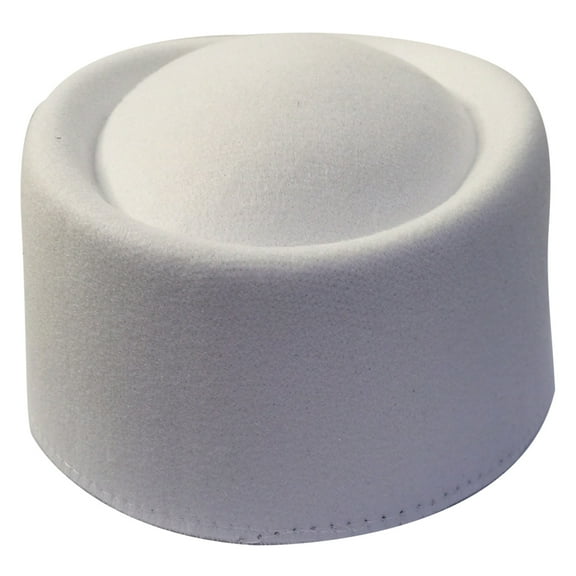 lixuesong Pillbox Hat Top Hat Millinery Fascinator Base Hat for Women Casual Wear Western Fedoras Hostesses Wear