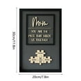 thumbnail image 2 of Customized Wooden Mom Puzzle Sign The Piece That Holds Family Heartwarming Day, 2 of 8