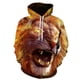 thumbnail image 3 of Sudadera con capucha con estampado 3D de león para hombre, sudadera con capucha para primavera y otoño, sudaderas informales de gran tamaño y holgadas, ropa de calle, 3 of 5