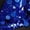 Blue, variant on Doomiva Women Lyrical Contemporary Dance Outfit Sleeveless Sequined Crop Top with Gloves and Mesh Pants Set Black Silver S