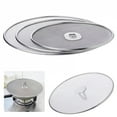 thumbnail image 2 of Splatter Screen Kitchen Oil Proof Lid Stainless Steel Oil Spill Proof Cover Frying Pan Cover Lid Drain Cover Strainer, 2 of 7