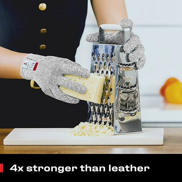 AmPm Cut Resistant Gloves - Ambidextrous, Food Grade, High Performance  Level 5 Protection. Size Medium, Free Ebook Included! 