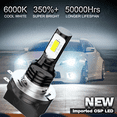 thumbnail image 6 of 55W LED h11b headlight bulb double pack Replacement Halogen Lamp Plug&Play, 6 of 11
