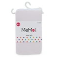 thumbnail image 3 of MeMoi  2 Pair Pack Nylon Heart Tights - Girls - Female, 7-10, White-White, 3 of 4