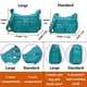 thumbnail image 3 of VOLGANIK ROCK Bolsos cruzados para mujer, bolsos de hombro, bolso de viaje de nailon ligero e impermeable, bolsos de bolsillo para mujer, 3 of 5