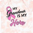 thumbnail image 4 of Inktastic My Grandma is My Hero Breast Cancer Awareness Boys or Girls Baby Bodysuit, 4 of 5