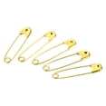 thumbnail image 1 of Uxcell Safety Pins 0.87 Inch Nickle Plated Small Sewing Pins Gold Tone 200Pcs, 1 of 5