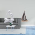 thumbnail image 2 of Figura de lector abstracta, escultura de , estatua de resina, adorno, artesanía creativa única, adecuada para sala de estar, dormitorio, oficina, 2 of 8