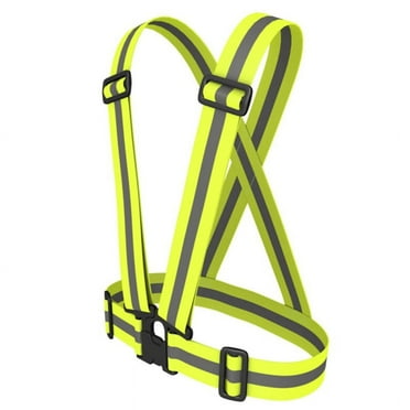 1PC Adjustable Safety Security High Visibility Reflective Vest Gear Stripes Jacket