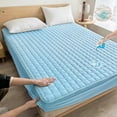 thumbnail image 2 of Soft Breathable Mattress Topper with Deep Pocket, Waterproof Mattress Protector for Bedroom, Dorm, Hotel, 2 of 3