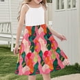 thumbnail image 1 of LOVZFMLL Robe d'Été Sans Manches à Bretelles Boho pour Fillettes, 4-14 Ans, 1 of 7