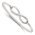 thumbnail image 4 of 925 Sterling Silver Infinity Bangle Bracelet, 4 of 5