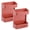 Red, variant on JJYY 1PC/2Pcs Multifunctional Wall Mounted Storage Box - Remote Control and Mobile Phone Holder, Air Conditioner Stand, and Organizer Container
