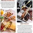 thumbnail image 4 of 14 Pieces Cheese Butter Jam Spreader Knives Set Stainless Steel Cheese Slicer Butter Spreader Knives Charcuterie Boards Utensils Mini Serving Tongs Spoons and Forks for Pastry Making, 4 of 6